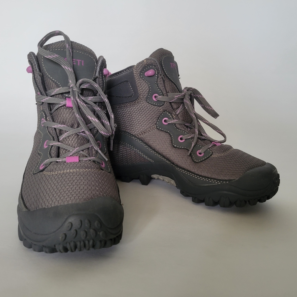 REI Women's Gray and Pink Hiking Boots